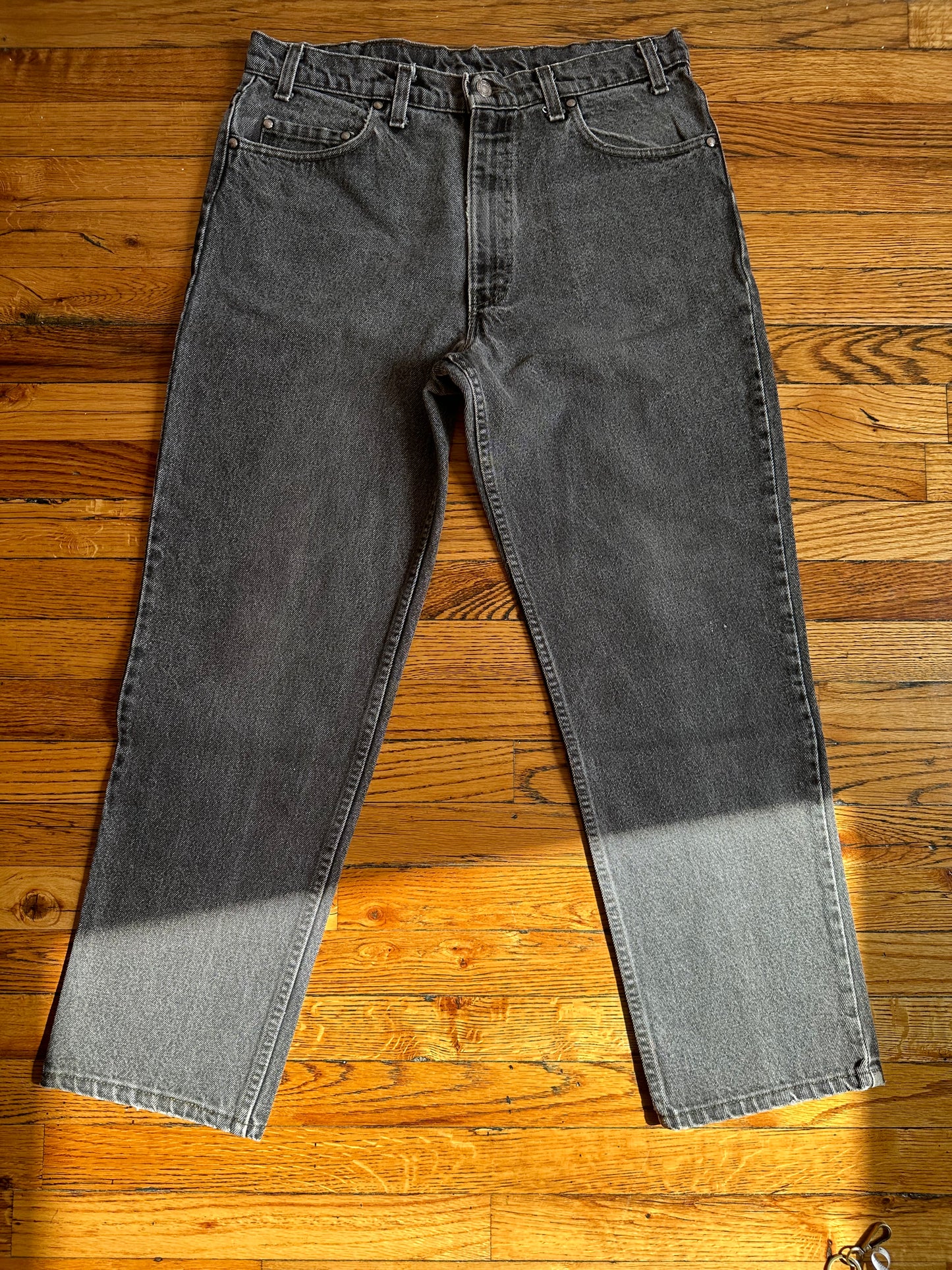 90's Gold Tab Levi's 545 Washed Black
