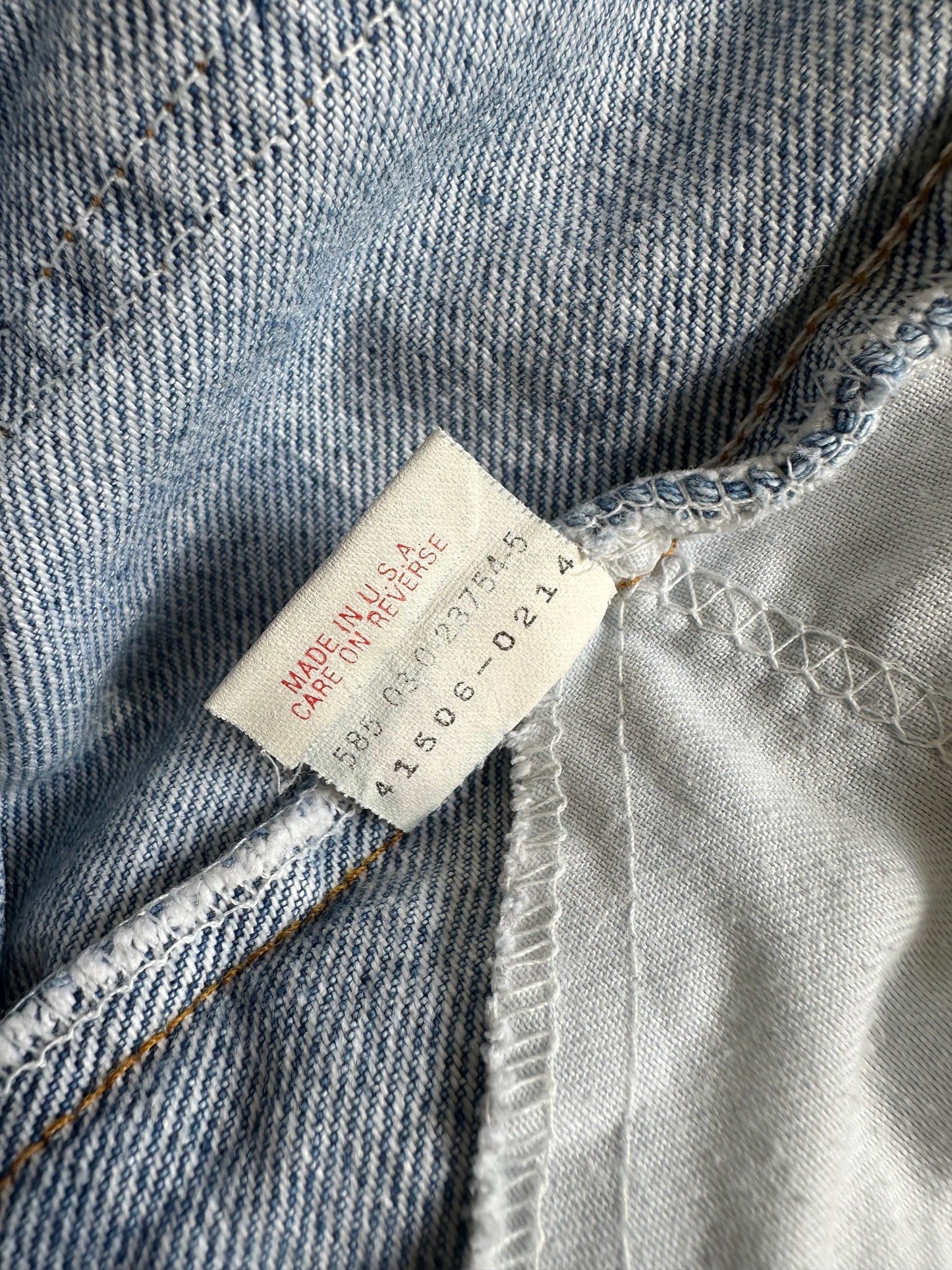 80's Orange Tab Levi's 505