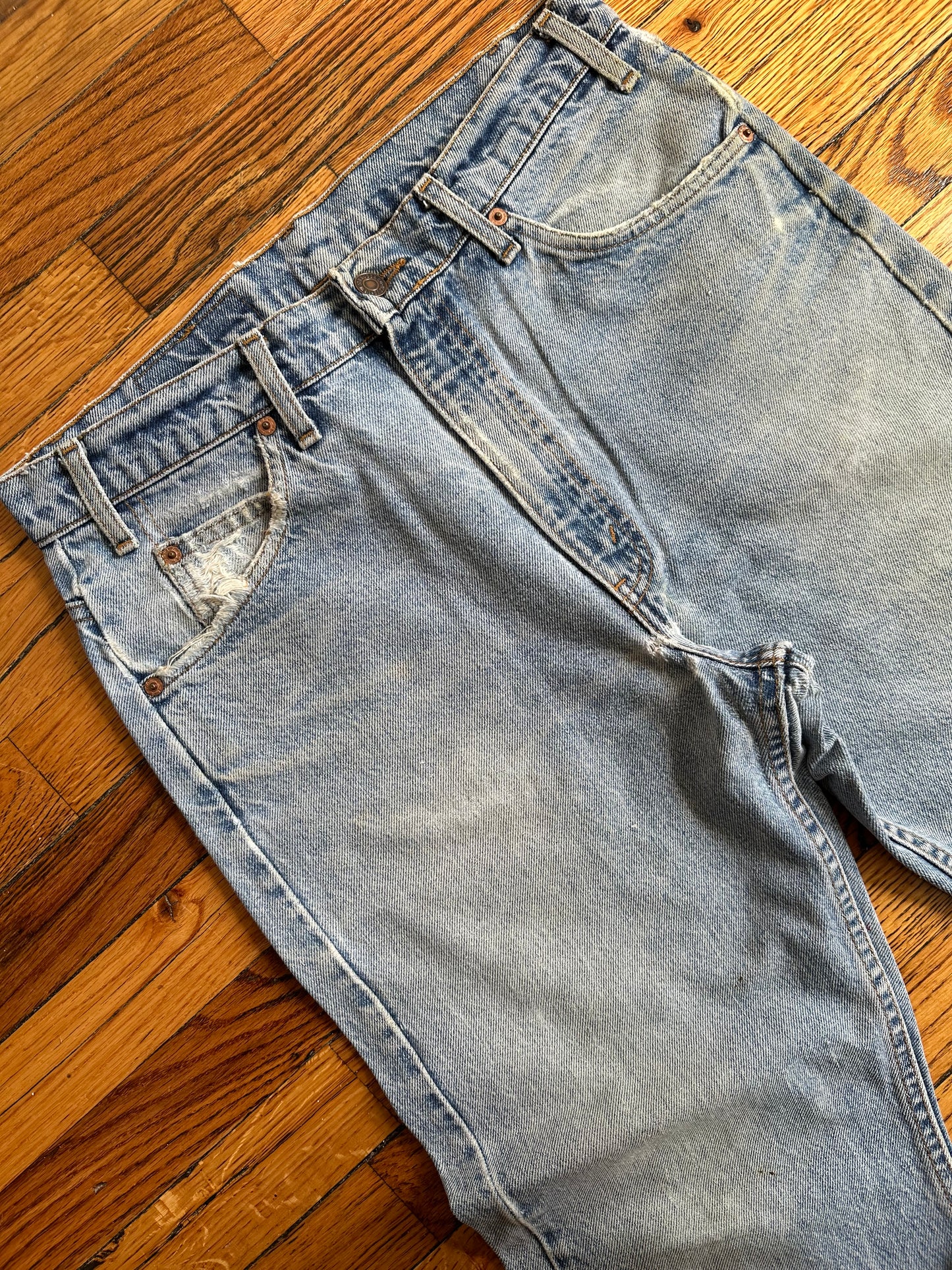 80's Orange Tab Levi's 505
