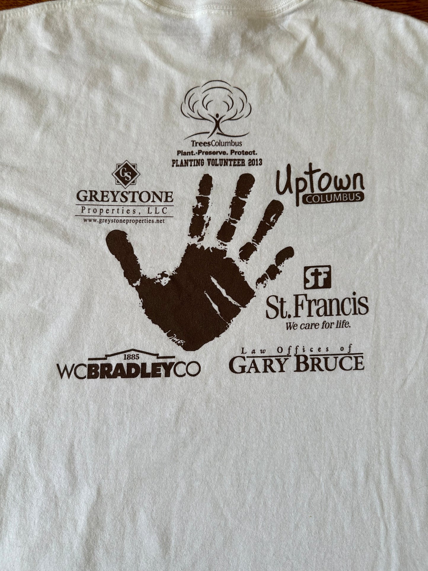 2013 Trees Columbus Volunteer Tee