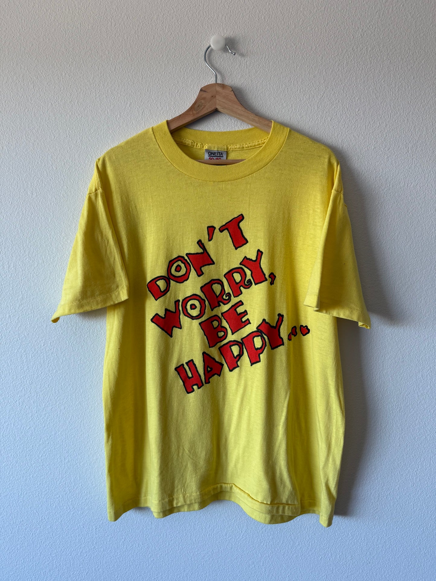 80's Dont Worry Be Happy Tee