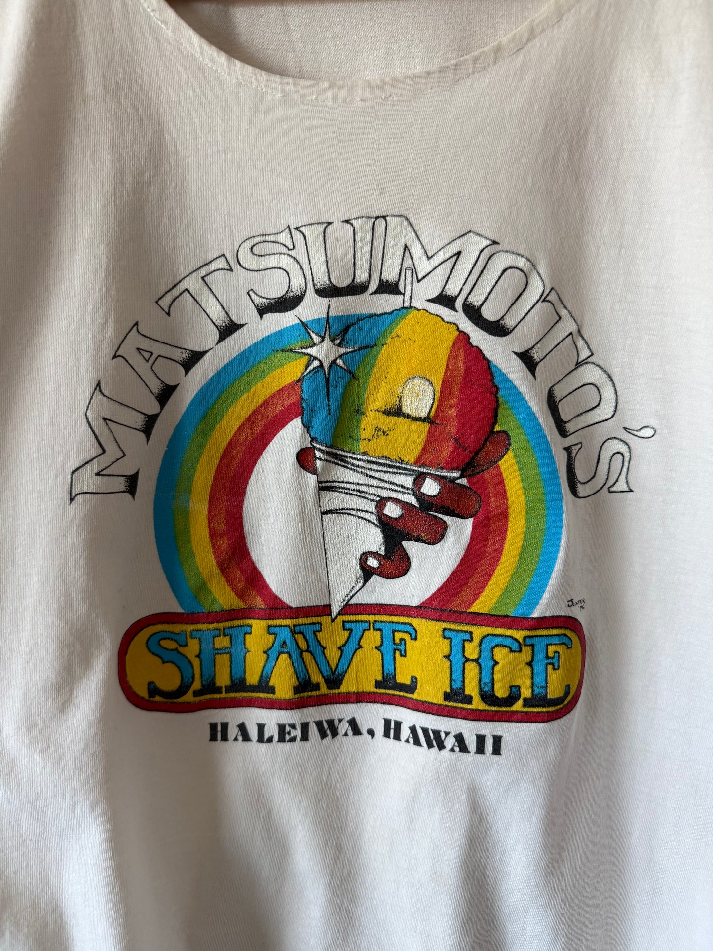 1960's Matsumoto's Shaved Ice Souvenir Tee