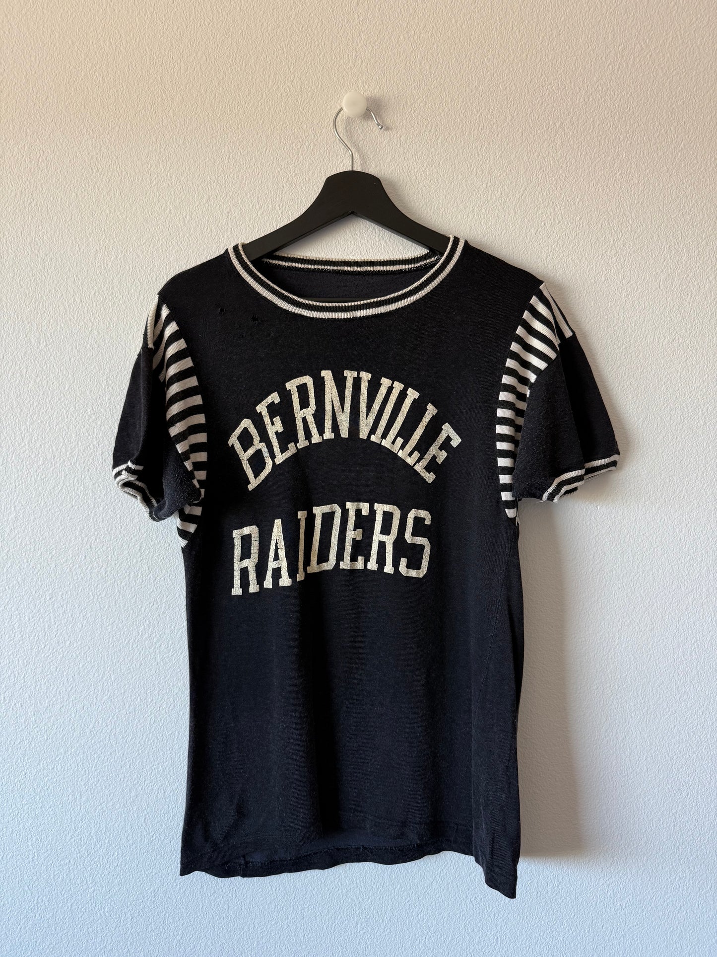 1960's Bernville Raiders Ribbed Jersey Knit Tee