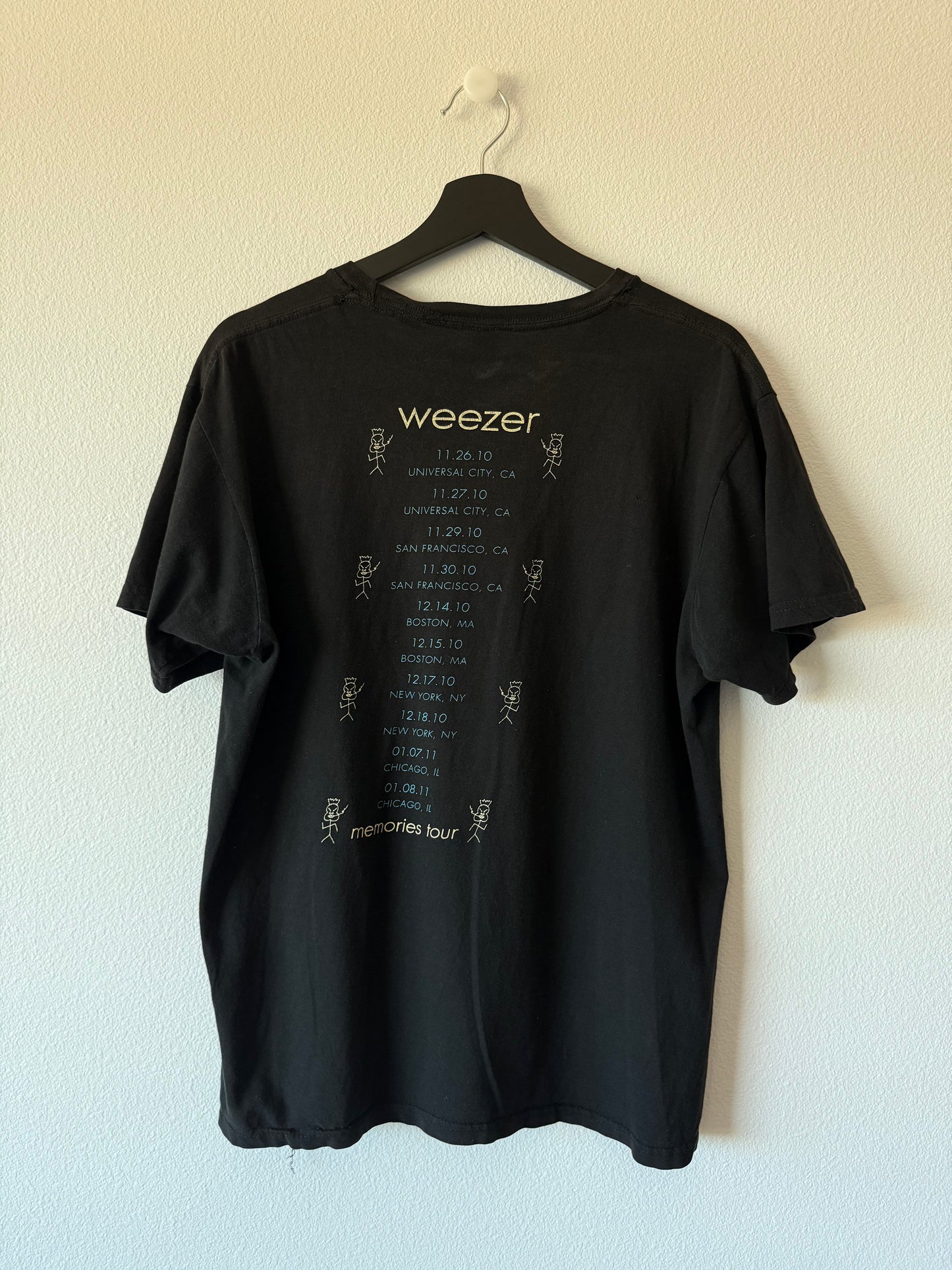 2010's Weezer Memories Tour Tee
