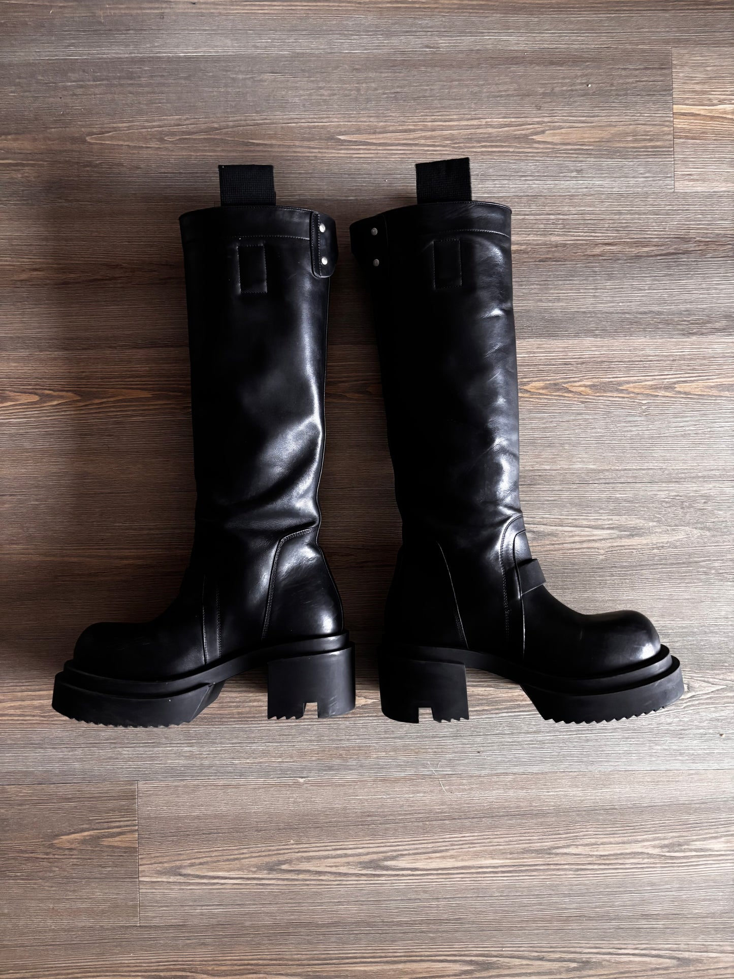 Rick Owens Pull On Bogun Tall Boots