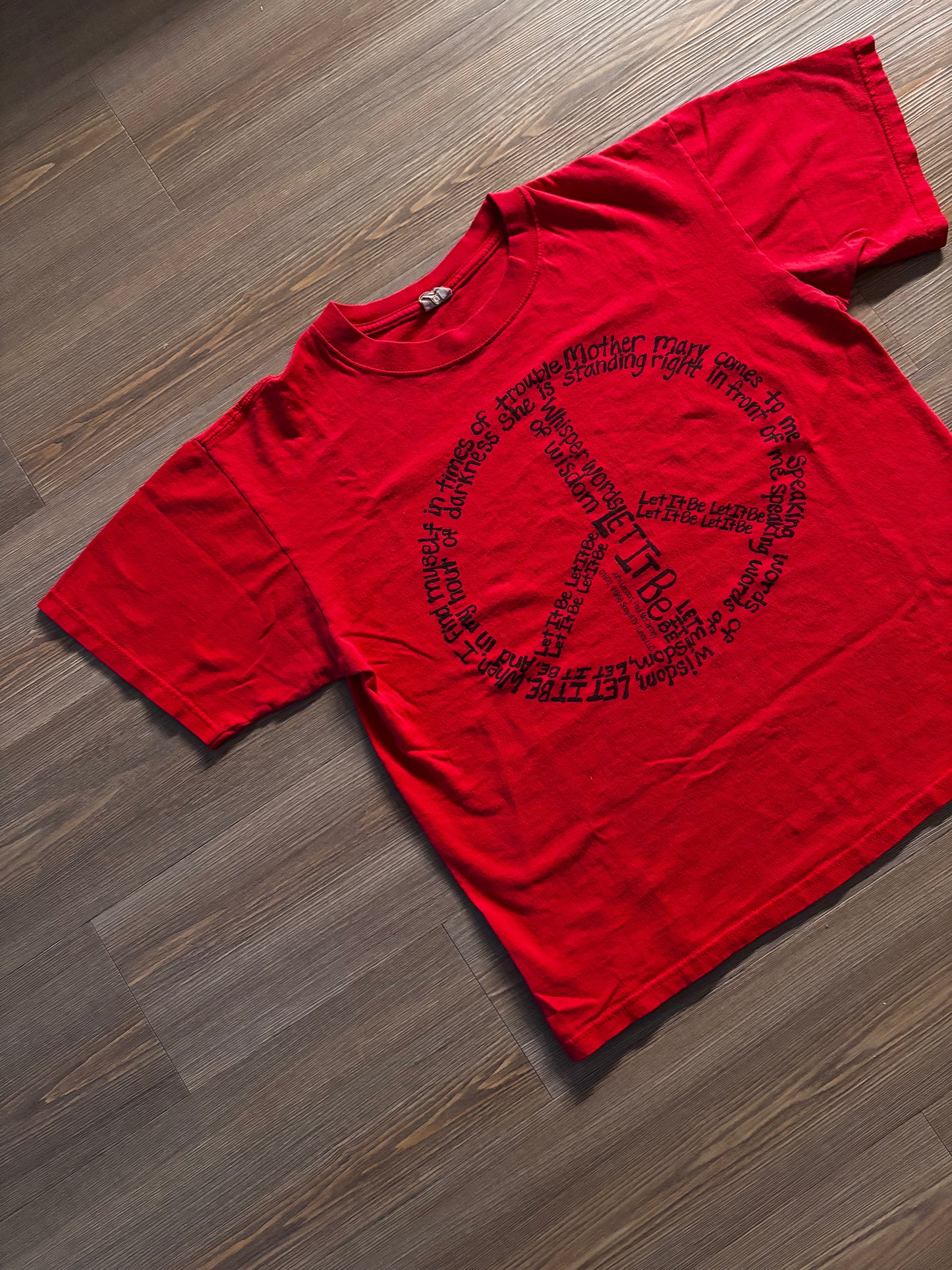 Let it be Peace Symbol Tee