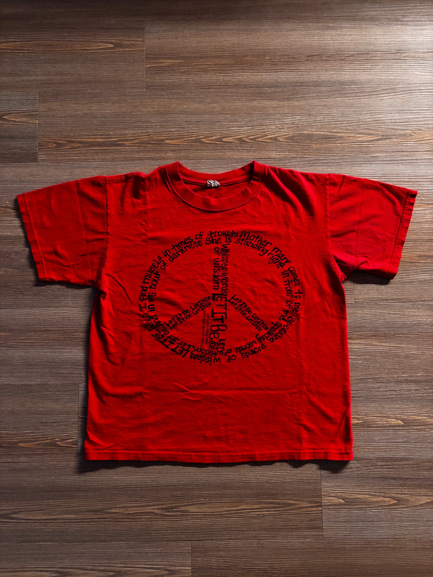 Let it be Peace Symbol Tee