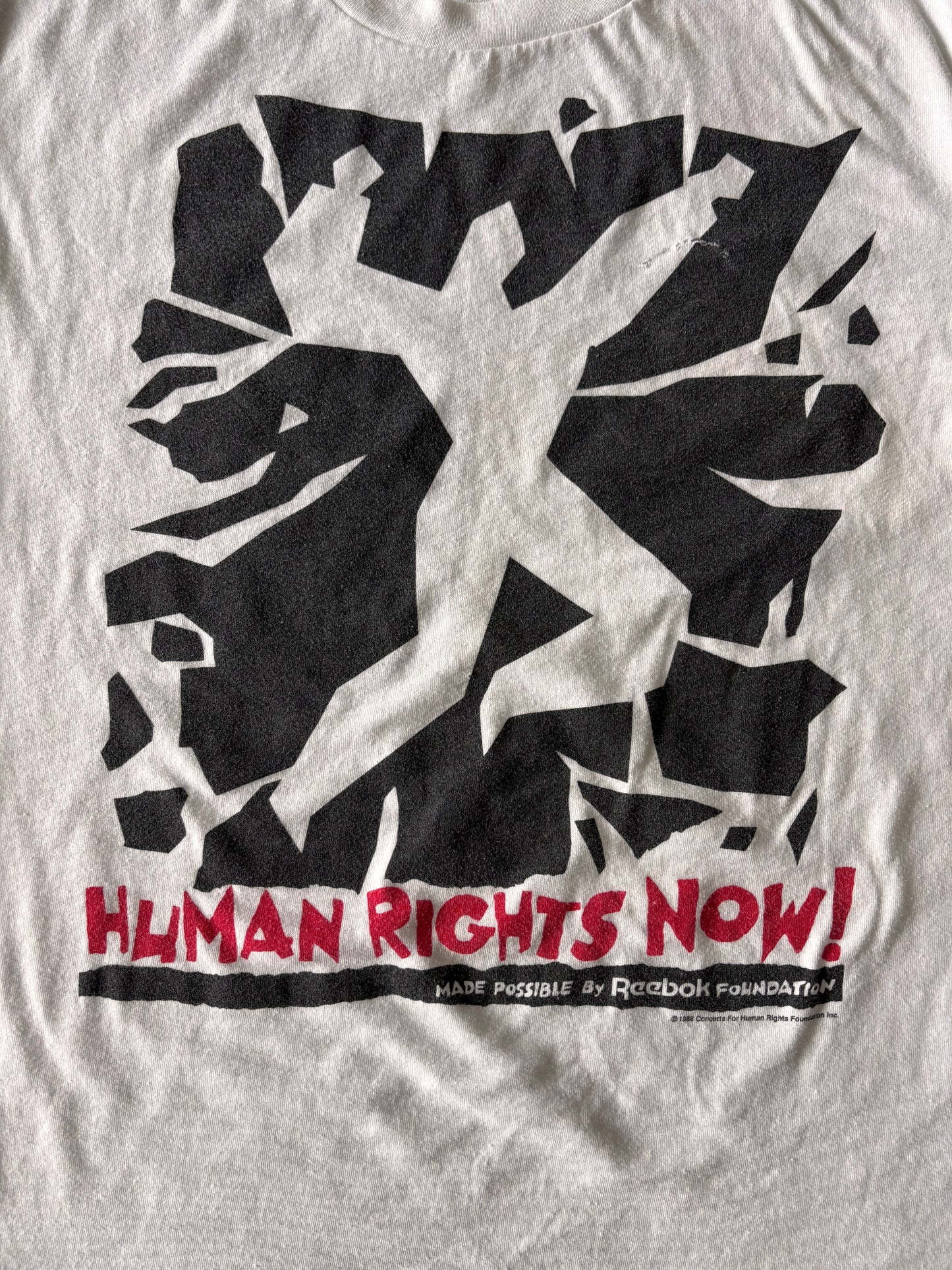1988 Reebok Human Rights Tee