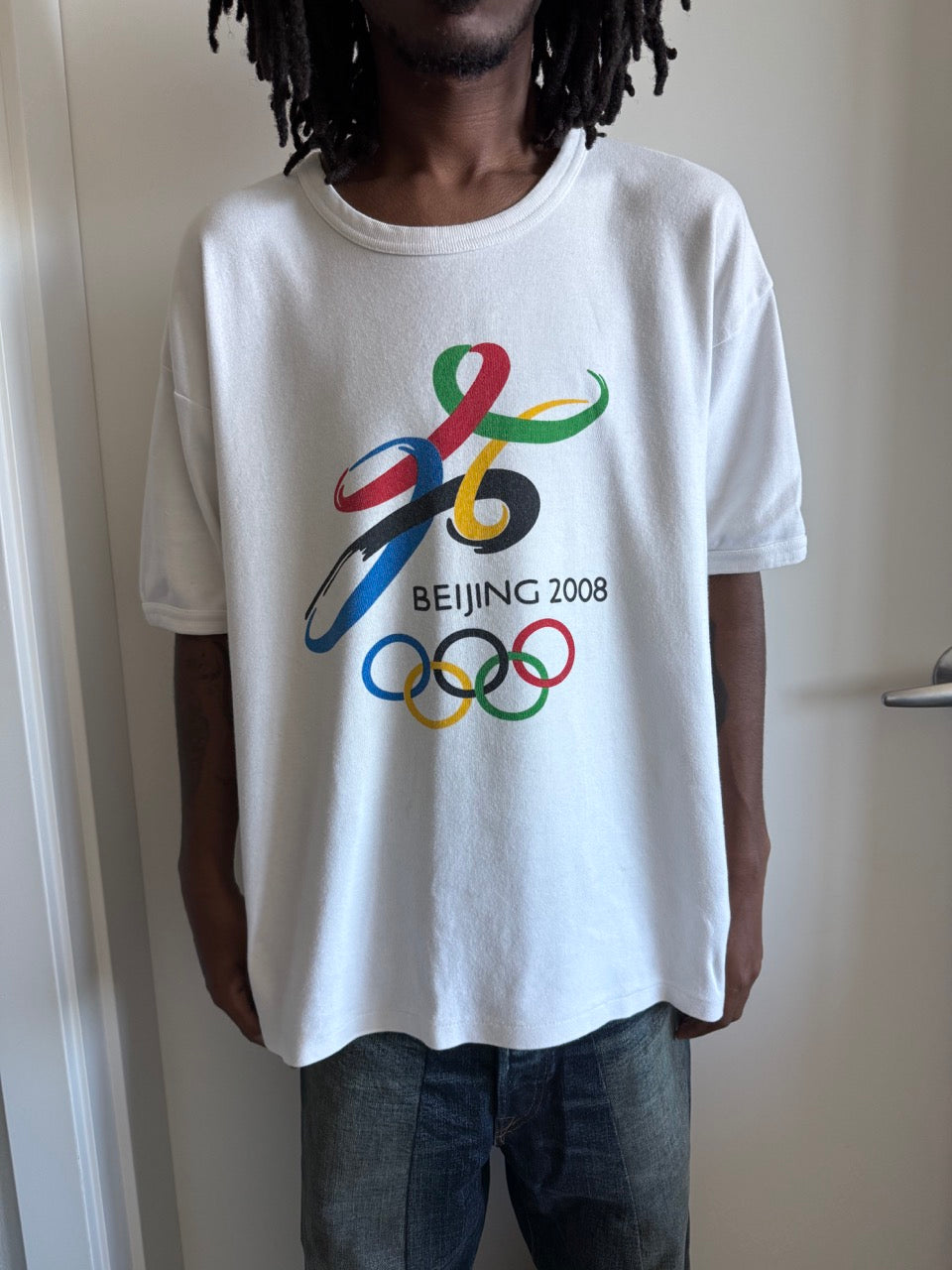 2008 Beijing Summer Olympics Ringer Tee