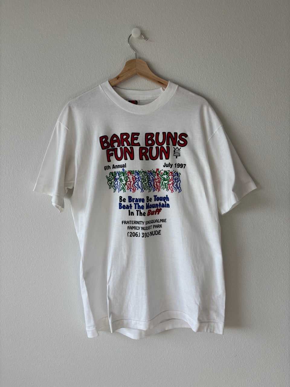 1997 Bare Buns Fun Run Tee