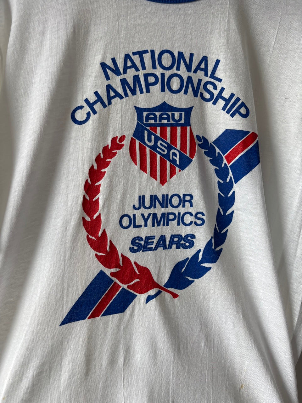 70's Sears Junior Olympics Ringer Tee