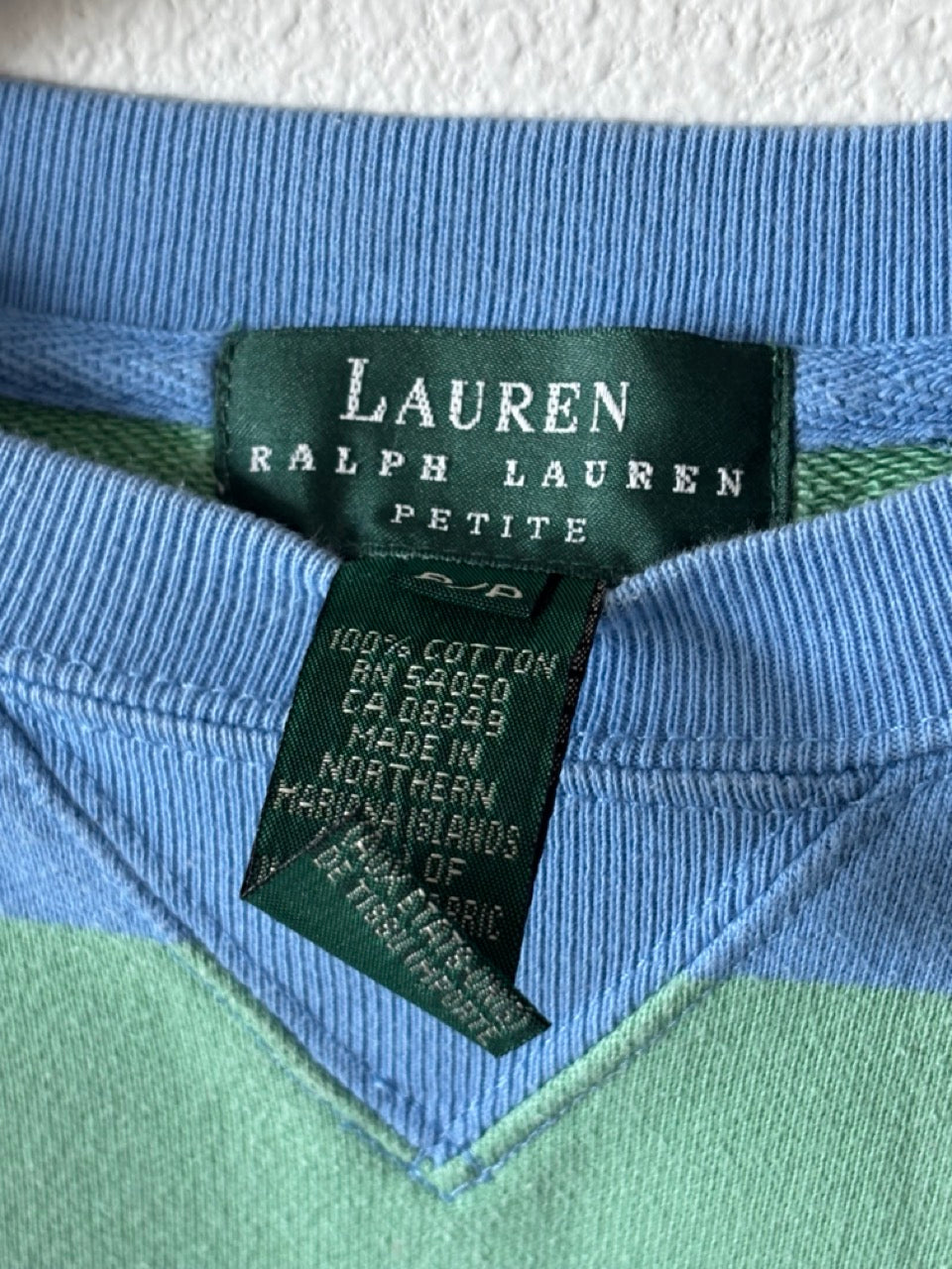 Lauren By Ralph Lauren Striped Crewneck