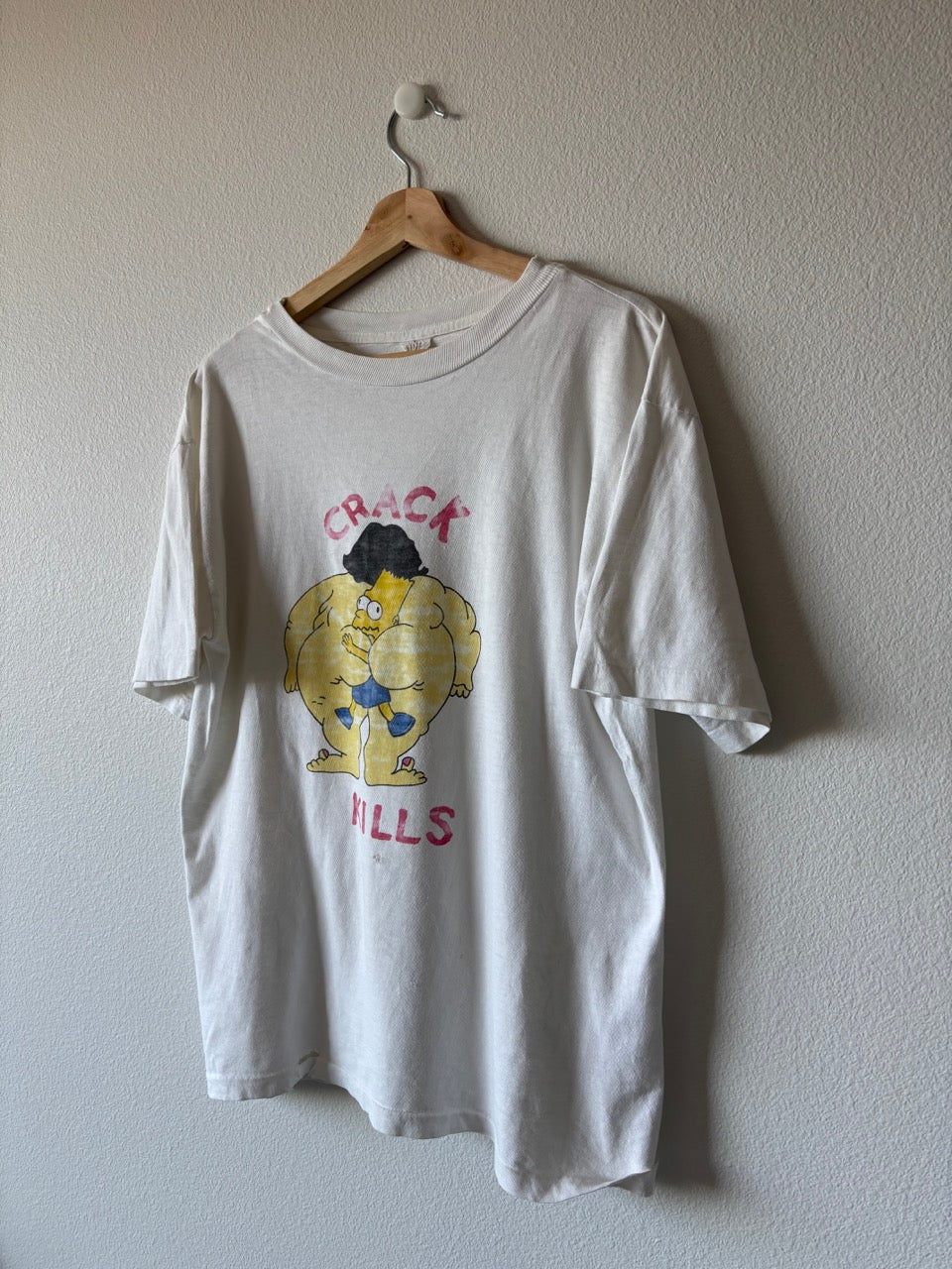VTG 80's Bart Simpson "Crack Kills" Tee