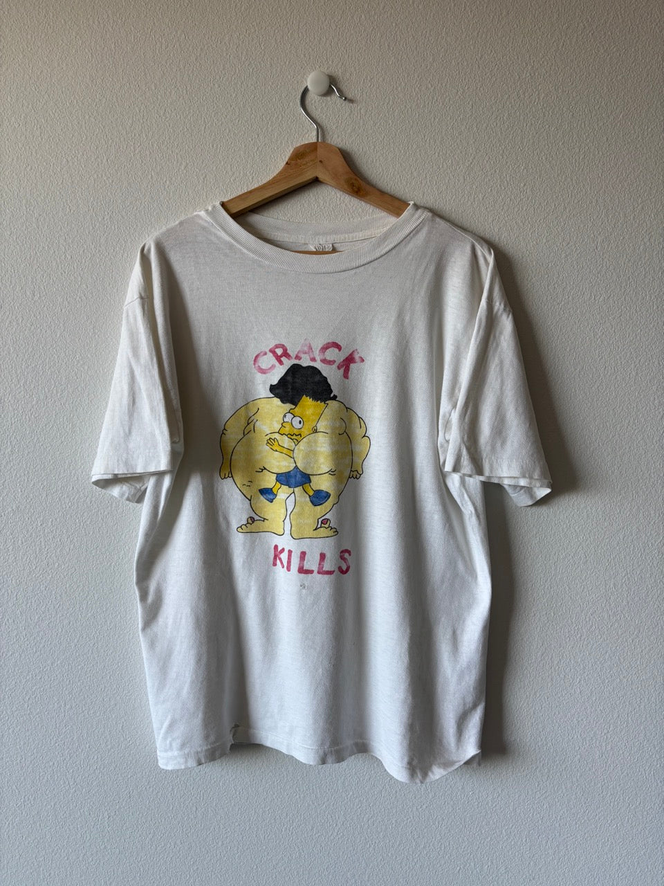 VTG 80's Bart Simpson "Crack Kills" Tee