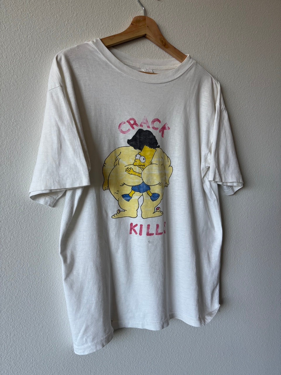 VTG 80's Bart Simpson "Crack Kills" Tee