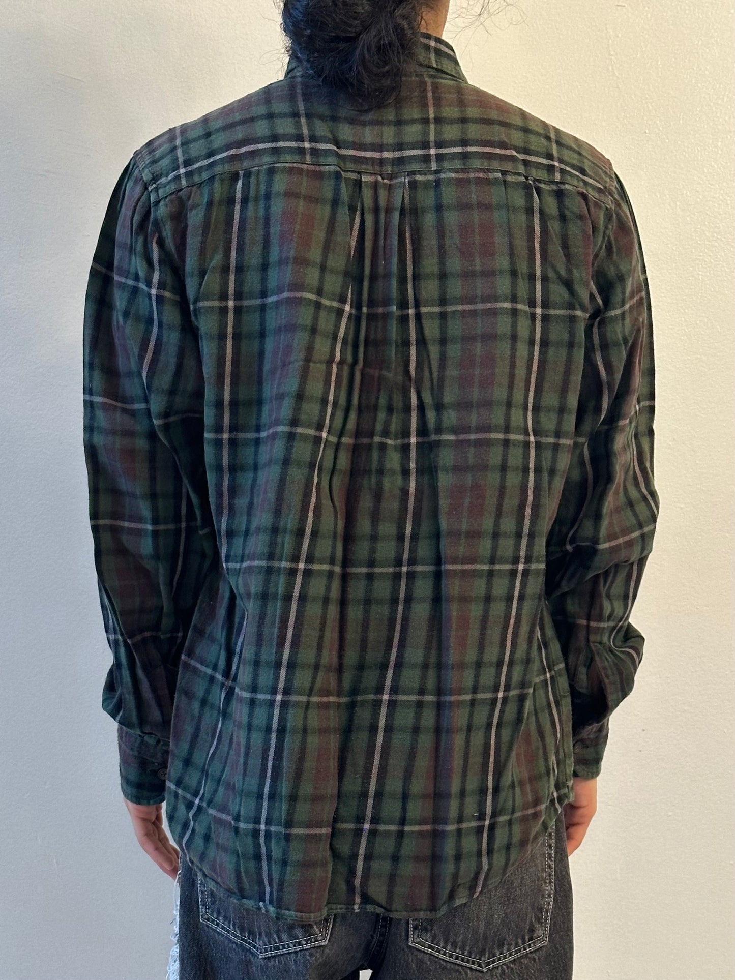 Green Plaid Flannel