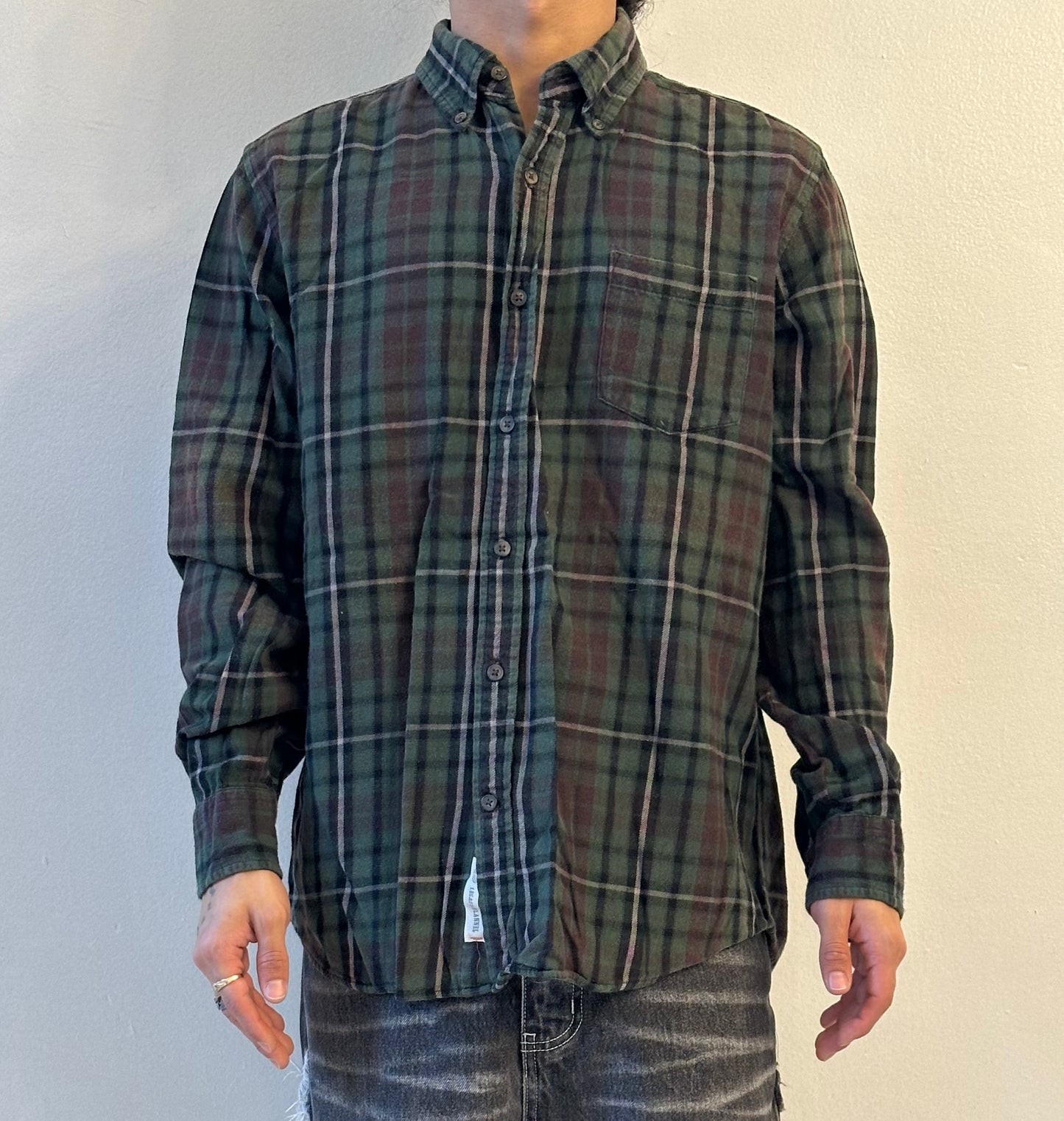 Green Plaid Flannel