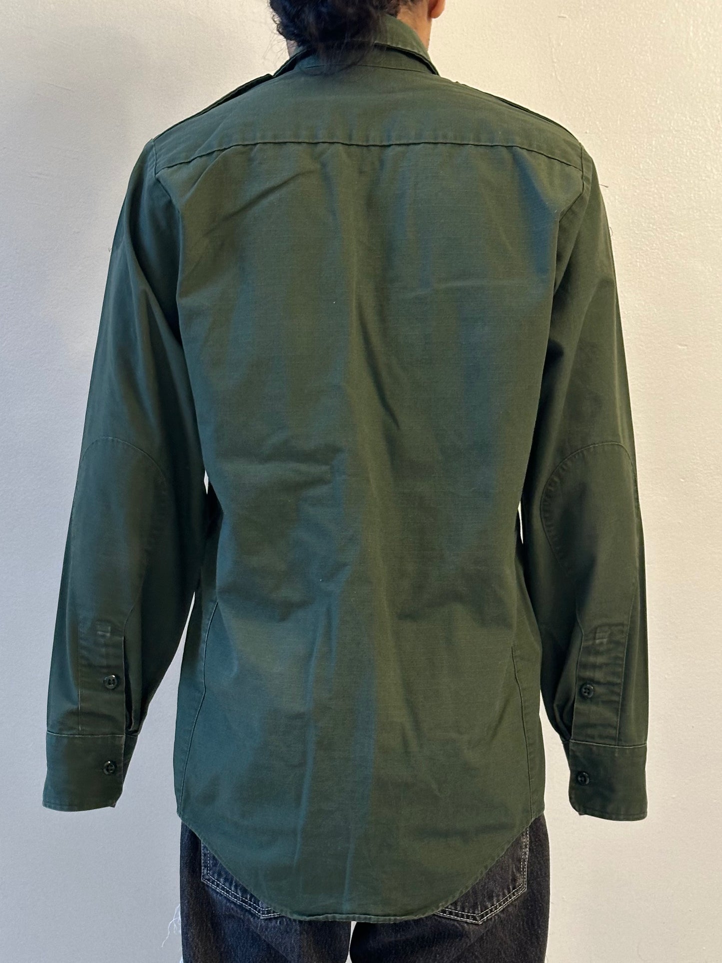 De-badged Vintage Military Shirt