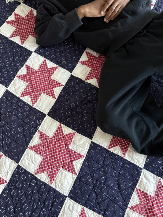 VTG 90s Star Quilt