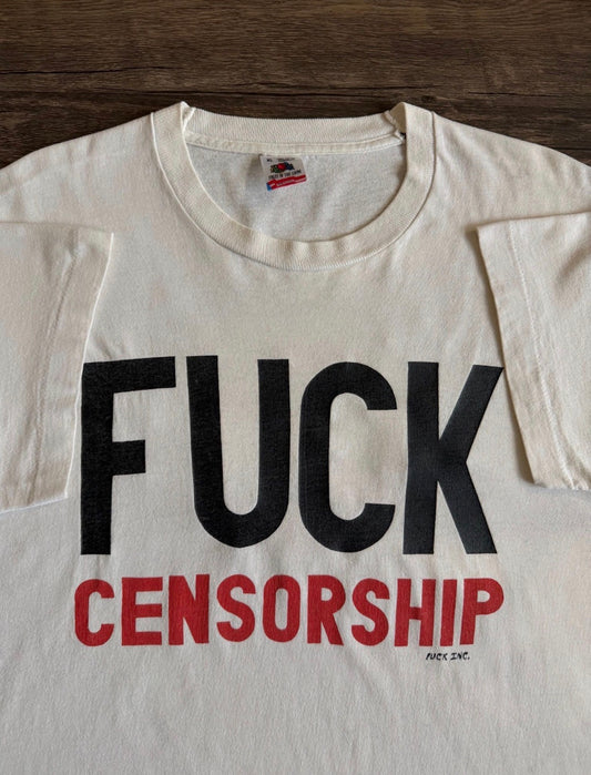 90s Fuck Censorship Vintage Tee