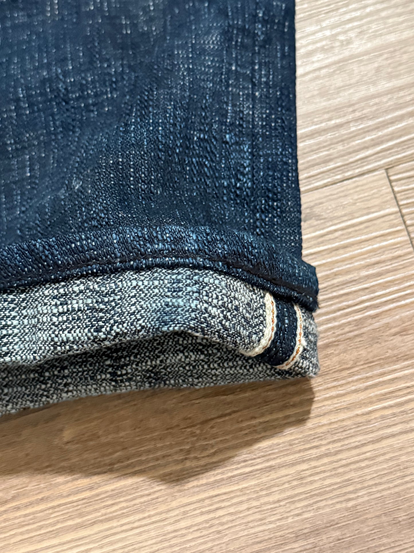 The Hidden Rivet Grounded Slub 21oz Denim