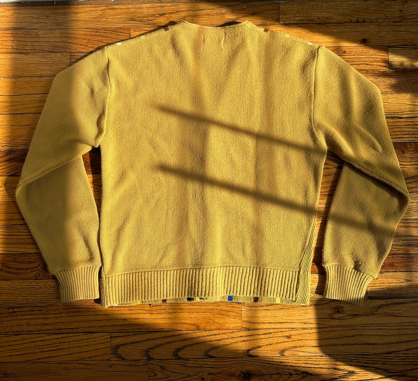 1970s Campus Striped Knit Cardigan
