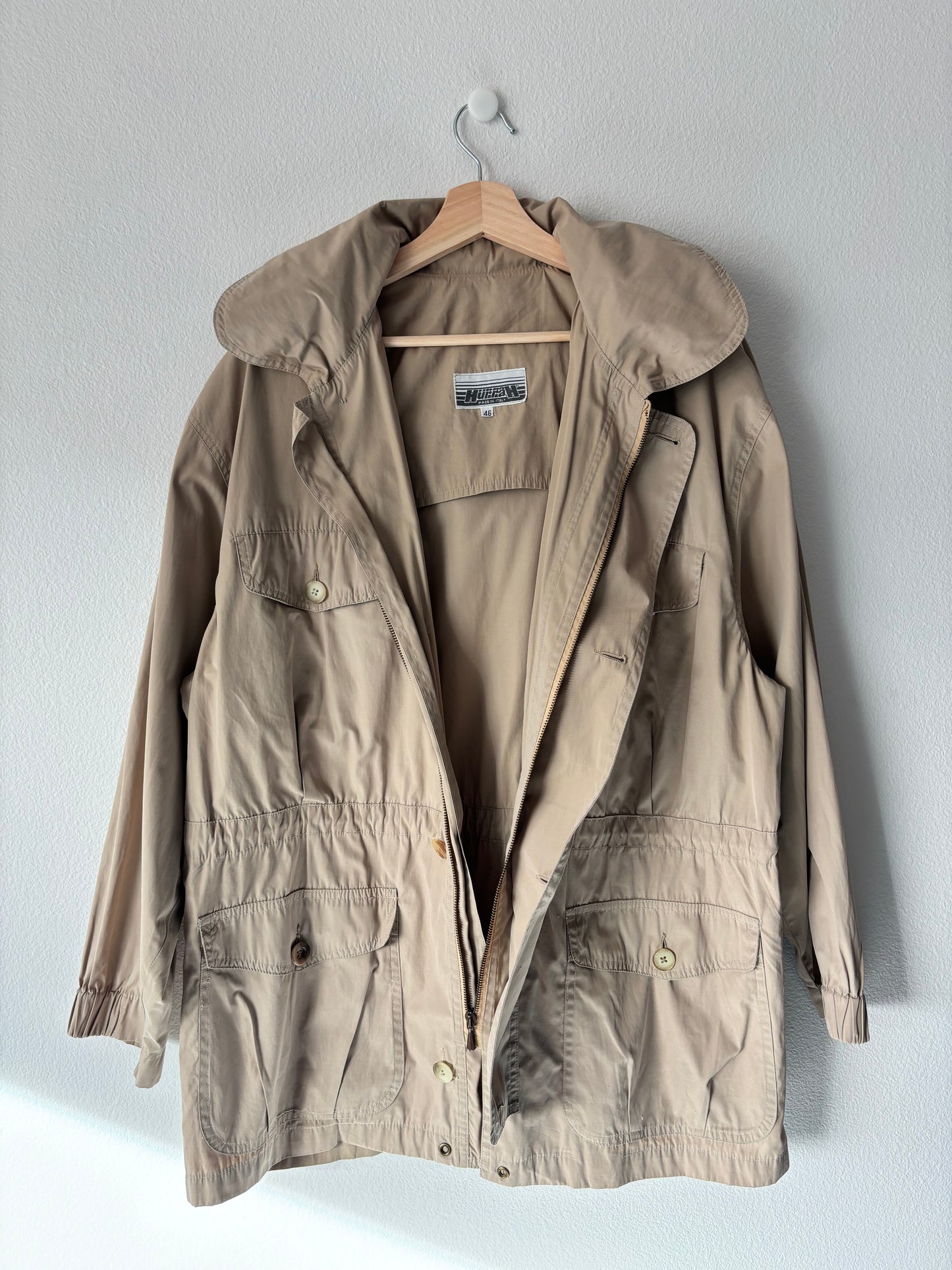 80’s Packable Hooded coat