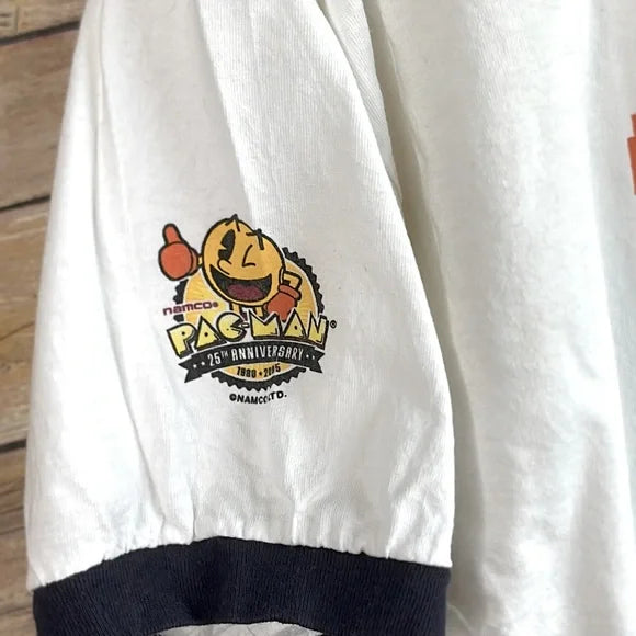 Pac-Man Ringer Tee - 25th Anniversary (2005) Sealed in Original Packaging
