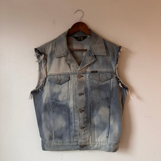 1970s Wrangler Denim Cut Off Vest