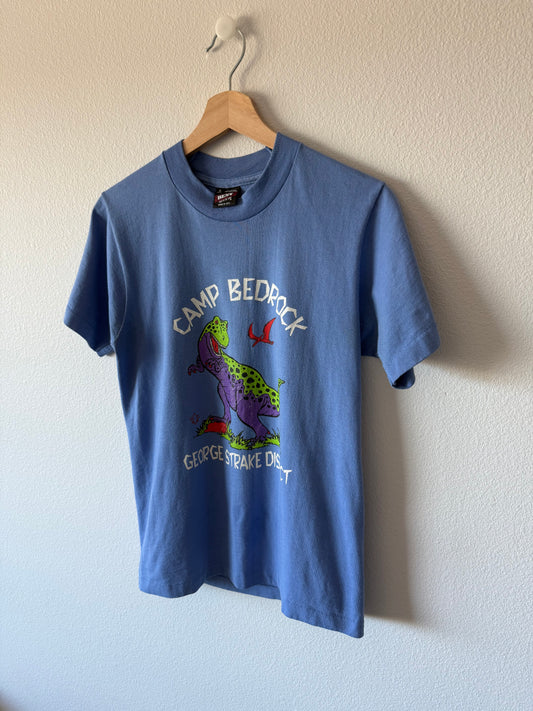 90's Camp Bedrock Dino Tee