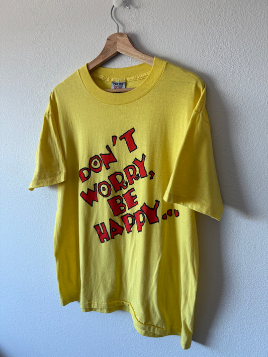 80's Dont Worry Be Happy Tee