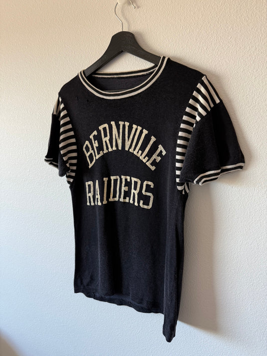 1960's Bernville Raiders Ribbed Jersey Knit Tee