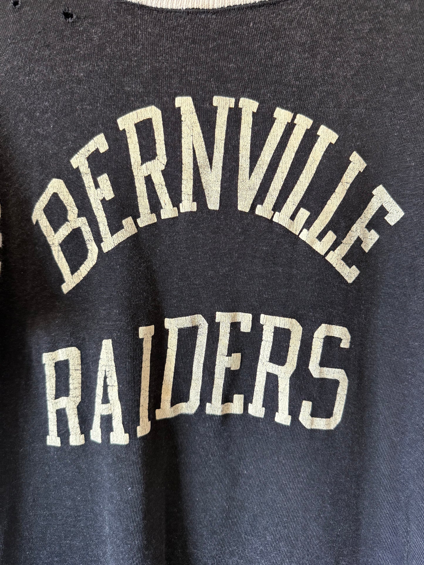 1960's Bernville Raiders Ribbed Jersey Knit Tee