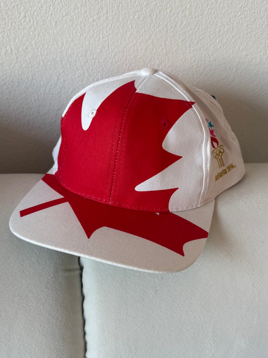 VTG 1996 Atlanta Olympics Canada Maple Leaf Hat