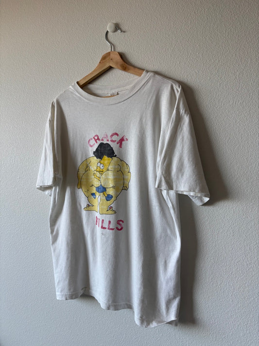 VTG 80's Bart Simpson "Crack Kills" Tee